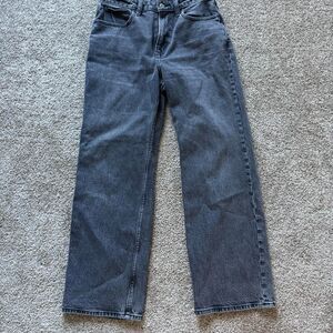 Abercrombie-fitch Women's Black and Grey Jeans